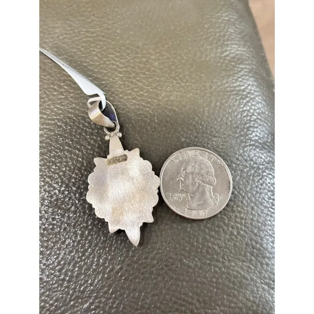 Sterling Silver Southwestern design Ring sz 8-10 adjustable